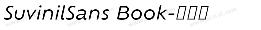 SuvinilSans Book字体转换 SuvinilSans Book字体转换